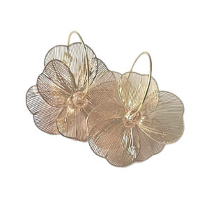 ARETES FLOR LABRADA